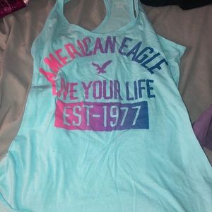 worn once american eagle tank!